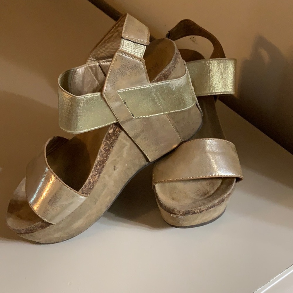 Pierre Dumas wedge sandals